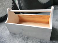 Holz Caddy DIY Natur Weiß Shabby Baden-Württemberg - Sachsenheim Vorschau