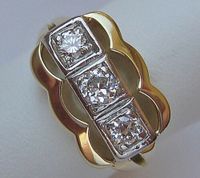Vintage Brillant H SI 585 14kt Gold Ring Diamant Diamanten ♦️7481 Bayern - Lichtenberg (Oberfranken) Vorschau