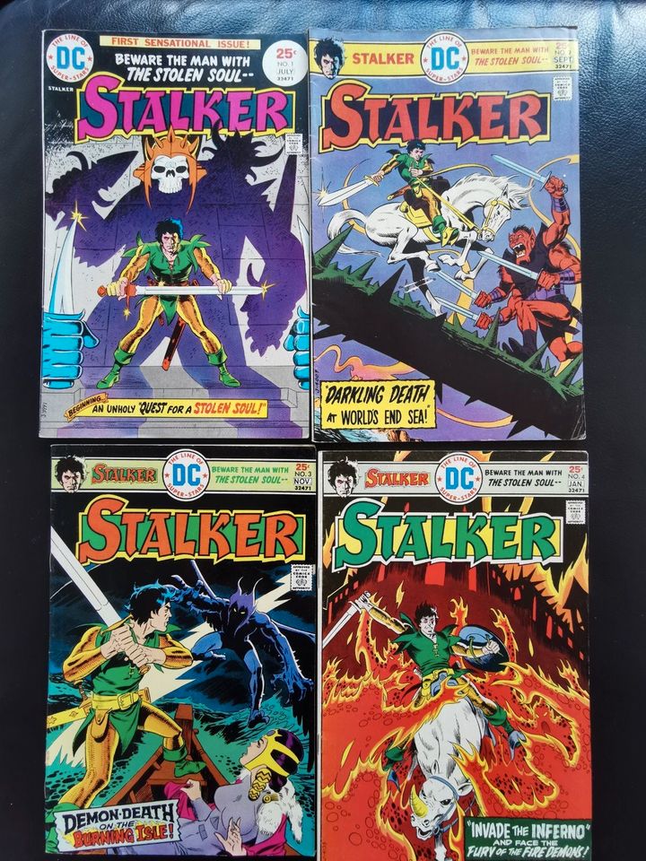 DC Comics “Stalker”, Erstausgaben, Nr. 1-4, in Burgdorf