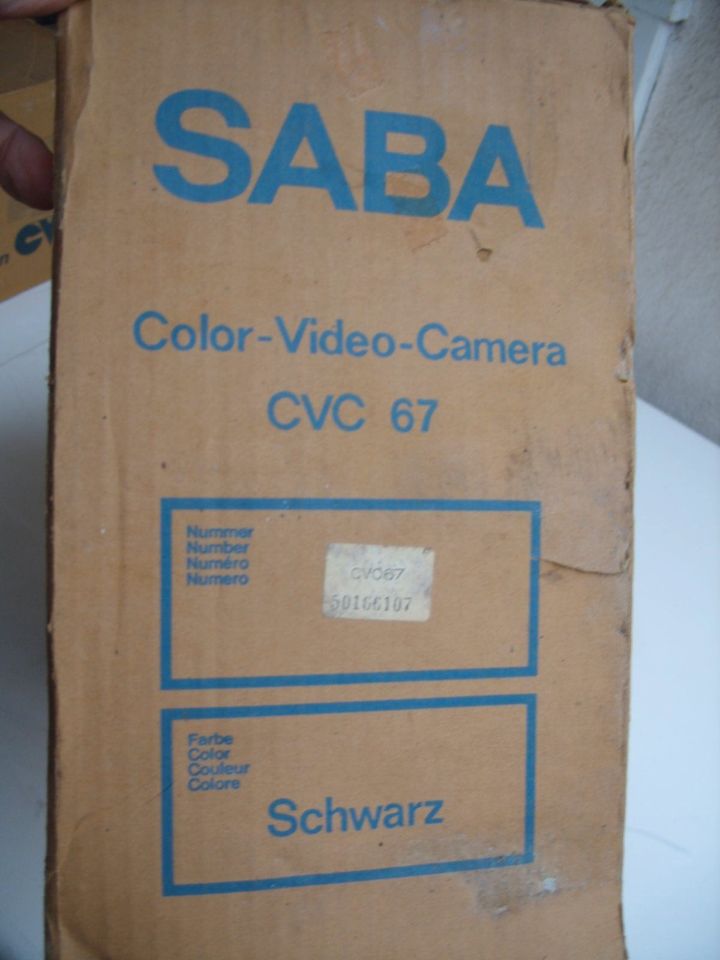 SABA S-VHS Videokamera Analog NEU ABSOLUTE RARITÄT in Oestrich-Winkel