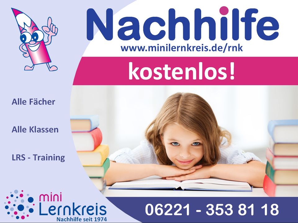 Kostenlose Nachhilfe für Ihr Kind in Heidelberg Pfaffengrund in Heidelberg
