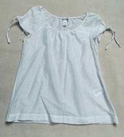 H&M Blusenshirt 36 38 hauchzart 30% Seide BW Weiß Äpfel Hessen - Mühltal  Vorschau