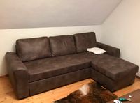 Couch/Sofa, braun, mit Schlaffunktion Bayern - Neunburg Vorschau