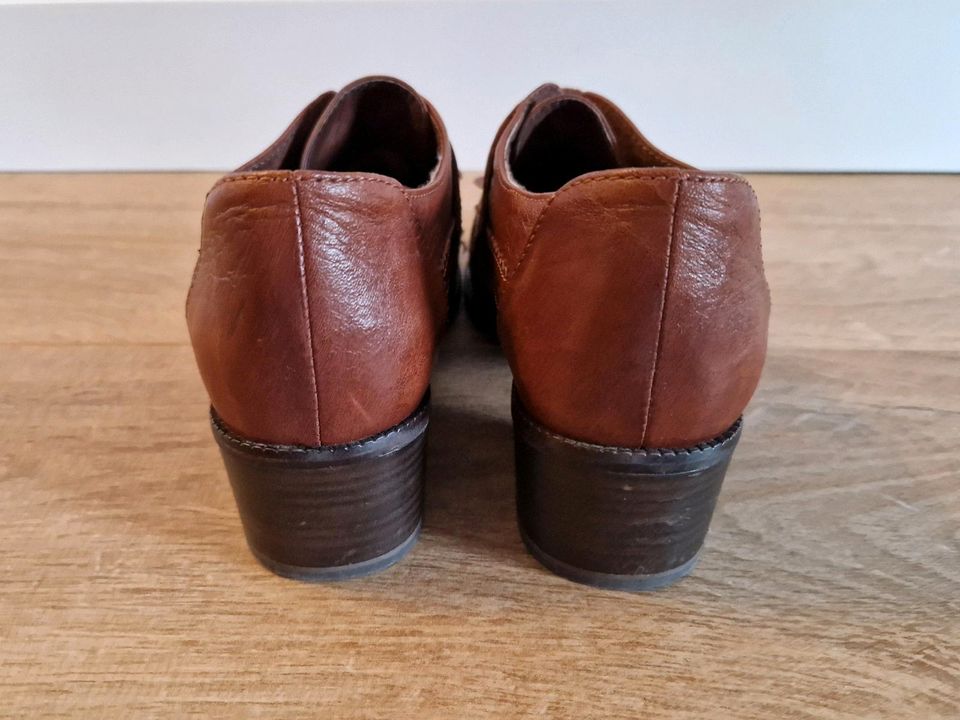 Tamaris Leder Double-Monks / Business-Schuh, Gr. 37 in Sailauf