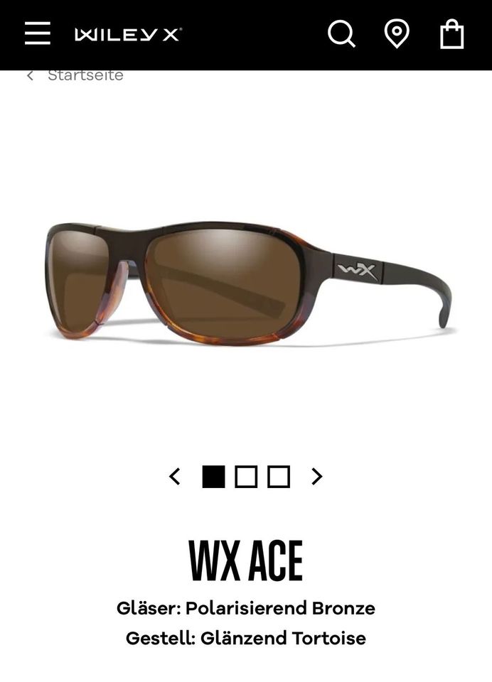 Sonnenbrille Polbrille Angeln Wiley X ACE in Potsdam