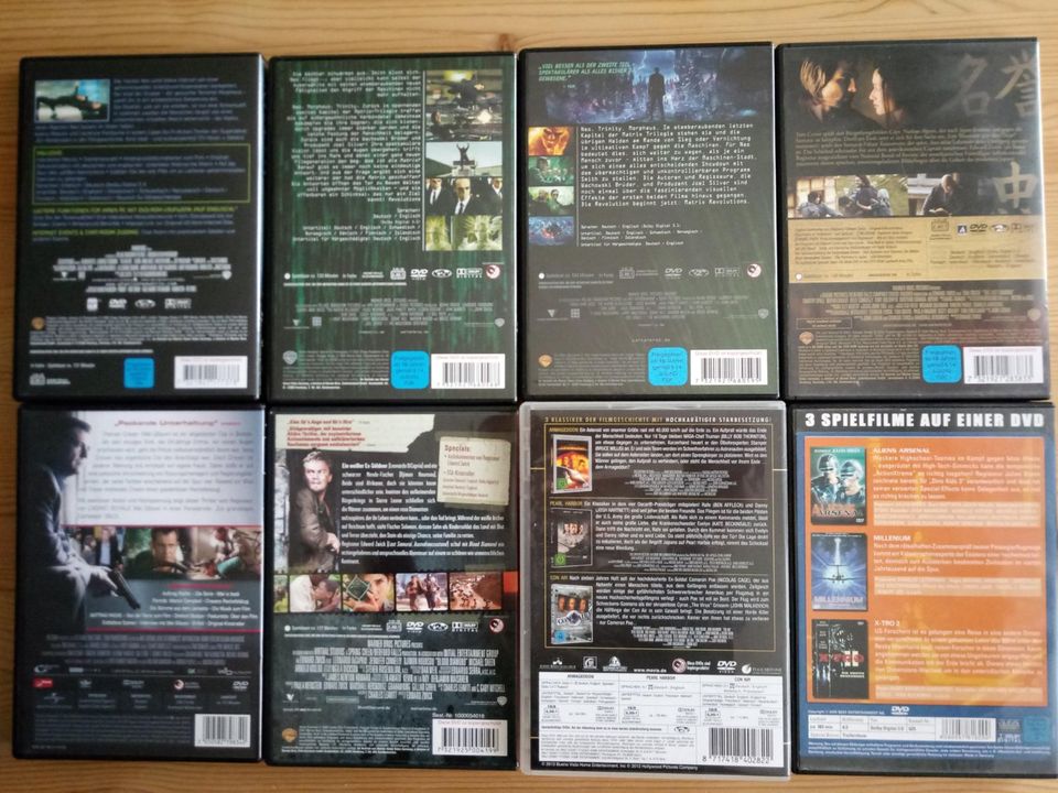 DVD Sammlung mit 21 Filmen '' FSK 16 '' - incl. Versand !! in Boltenhagen