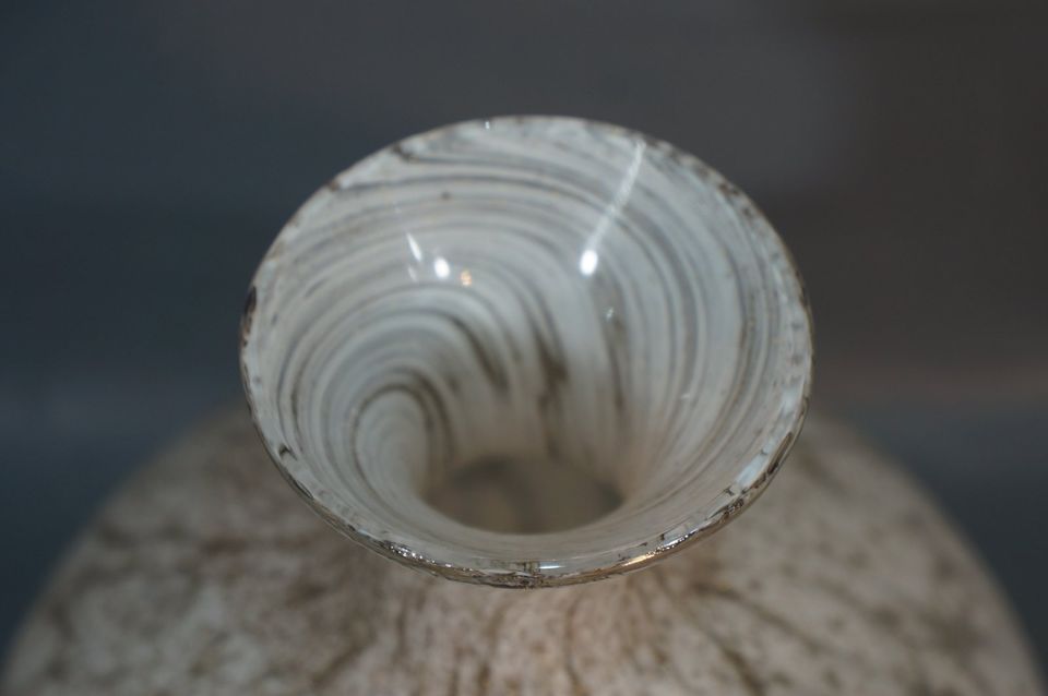 Vintage Schaumglas - Vase Goldstaub / Mundgeblasen in Düsseldorf