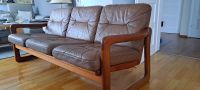 NUR KURZE ZEIT!  Teak Leder Sofa Couch Vintage Mid Century Danish Baden-Württemberg - Ravensburg Vorschau