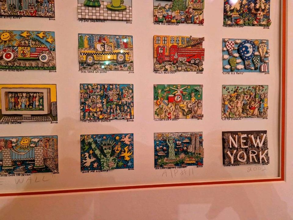 James Rizzi 3D - 81 prints on the wall - AP - Top - Rechnung in Lappersdorf