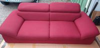 Coutch Sofa 3-Sitzer mit Kopfteilverstellung in Rot Sachsen - Zwickau Vorschau