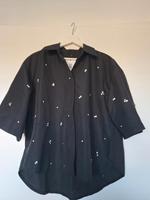 Bluse, schwarz, glitzer, Größe M/L, neu mit Etikett! Nordrhein-Westfalen - Legden Vorschau