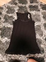 Damen Top lang schwarz mit Spitze Amisu Gr. M Hessen - Ehringshausen Vorschau