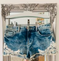 Denim Shorts/Jeans kurze Hose,Gr.36/S,spitze/Fransen Obergiesing-Fasangarten - Obergiesing Vorschau