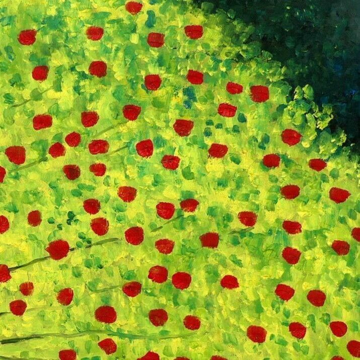 Gustav Klimt - Der Apfelbaum k98289 90x120cm Ölbild handgemalt in Berlin