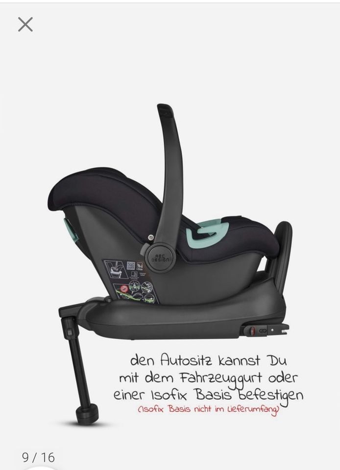 ABC Design 3in1 Kinderwagen-Set Catania Circle Edition NP 550 € in Ludwigshafen