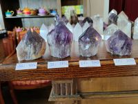 Amethyst Spitzen in dunkelvioletter Farbe, Brasilien Kristall Bayern - Schnaittenbach Vorschau