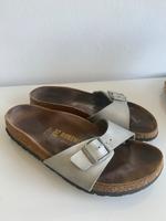 Birkenstock Madrid in Silber Bayern - Helmbrechts Vorschau