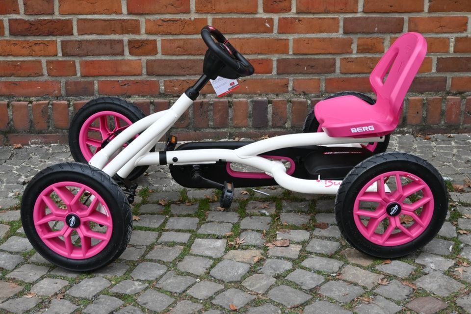 Berg Buddy white pink NEU Bergtoys Go Kart Dinocar Buzzy Rally in Billerbeck