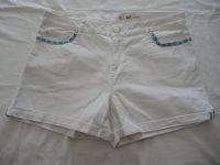 kurze Jeansshort weiß Gr. 46 Thüringen - Gefell Vorschau