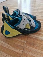 La Sportiva Boulder Kletter Schuhe Gr 38 blau grau gelb schwarz Feldmoching-Hasenbergl - Feldmoching Vorschau