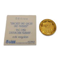 Münze vergoldet mit Zertifikat Tag der Deutschen Freiheit Sammler Berlin - Mitte Vorschau