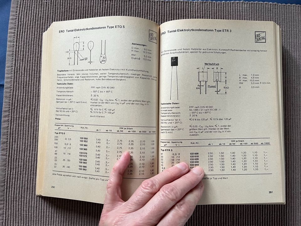 Buch MÜTRON Elektronik-Bauelemente Katalog '73 H in Bremen