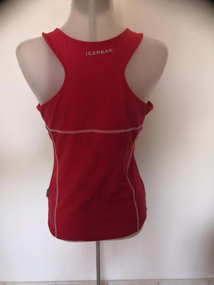 M Icepeak Sport Tanktop rot integrierter mit leichten BH in München