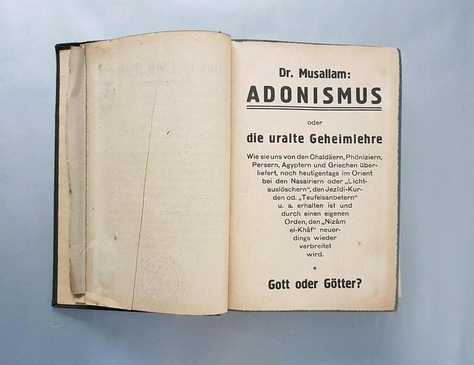 Das 13. Buch Mosis Scutum Mosis Schutz Marke Rarität Sammler anti in Weil am Rhein