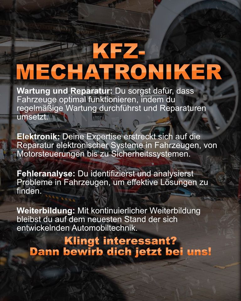 Suchen KFZ-Mechatroniker Vollzeit für die Marken Cupra und Seat in Gera