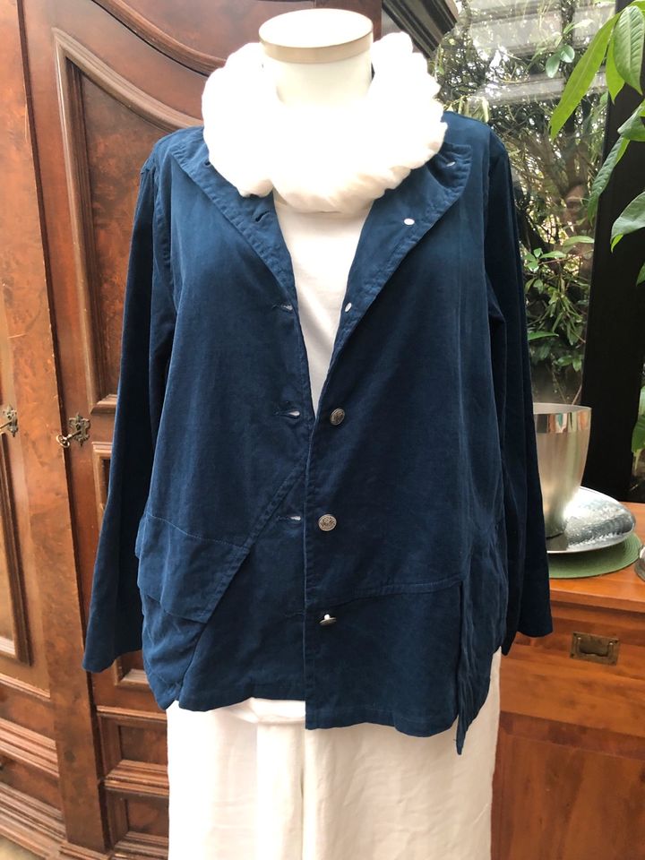 Jacke / Blazer , , Deerberg , blau , Gr. M Baumwolle in Ebstorf