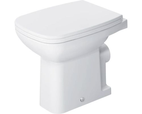 Stand-WC DURAVIT D-Code Flachspüler mit Spülrand weiß ohne WC-Sit in Leipzig