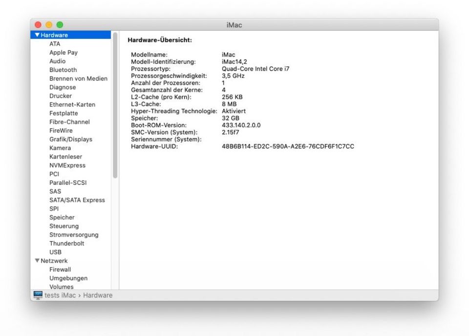 iMac 27”(ende 2013),i7,32GB,3TB Fusion Drive, Top-zustand in Hanau