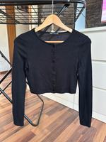 Zara Strickjacke S Schwarz Strickjäckchen Blogger Style Schleswig-Holstein - Lübeck Vorschau