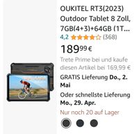 8 Zoll Tablet QUKITEL RT3 Bayern - Hof (Saale) Vorschau