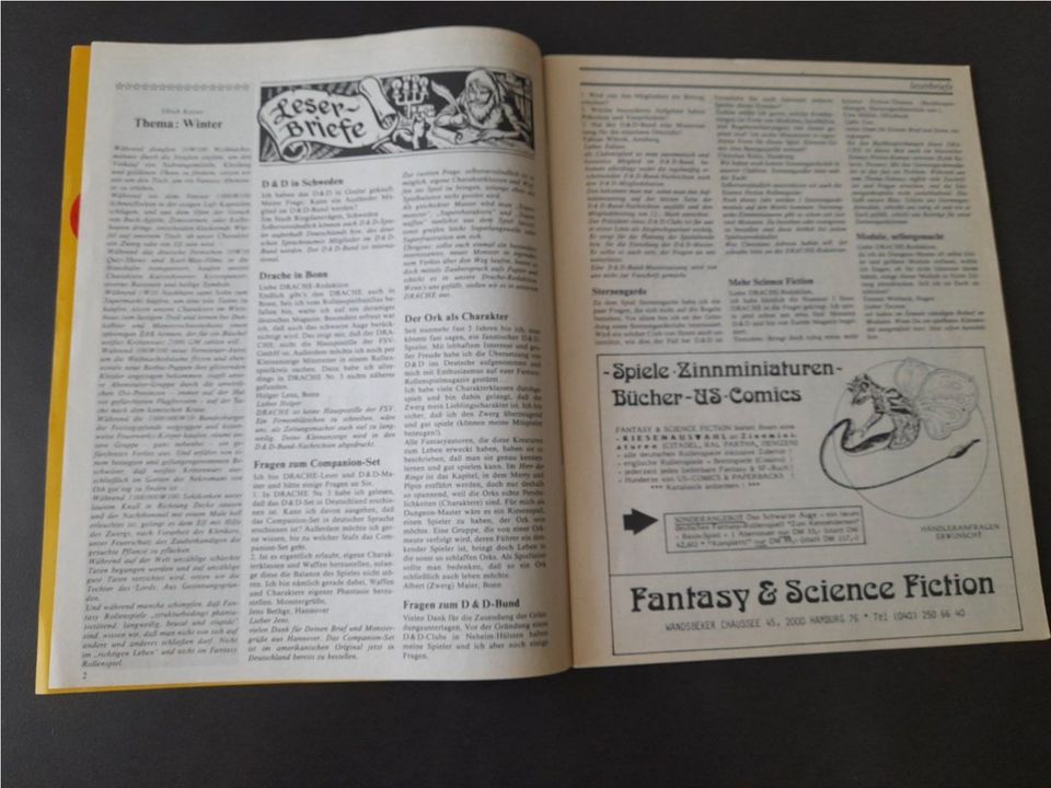 DRACHE Magazin für Fantasy-Rollenspieler Nr. 4 Dezember 1984 Rar in Ehingen (Donau)