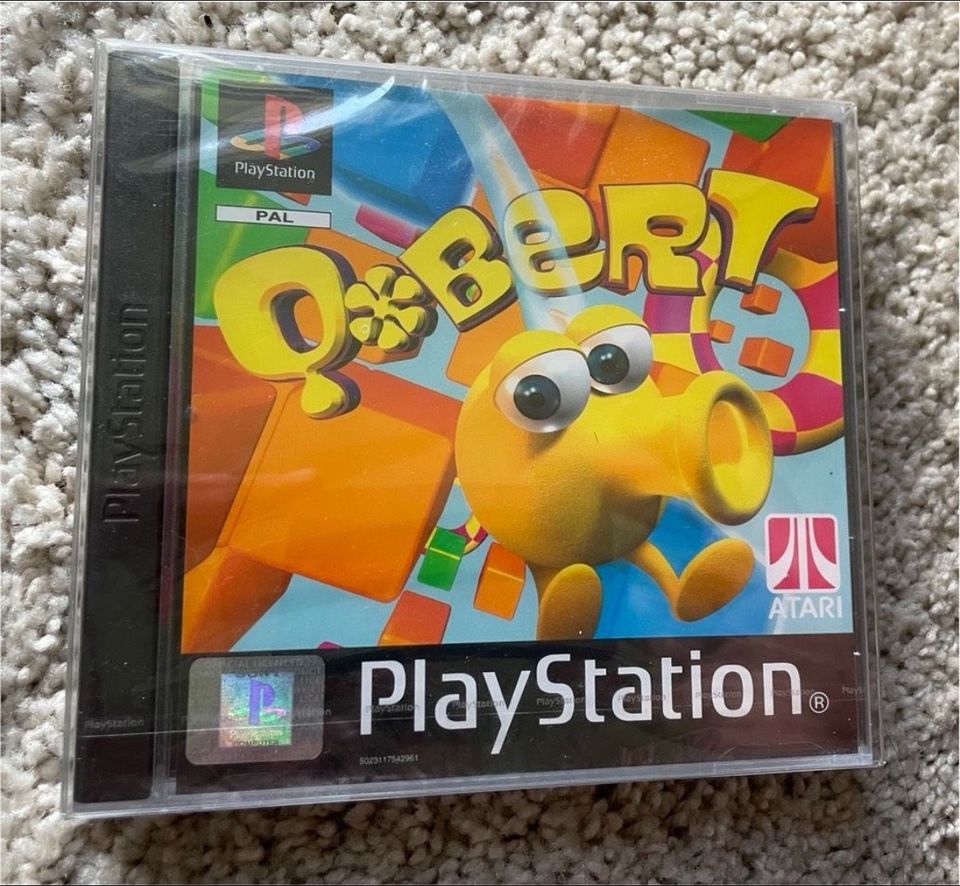 Q Bert PS1 PSOne PSX Sealed Neu PlayStation Nintendo VGA WATA in Hohenlockstedt