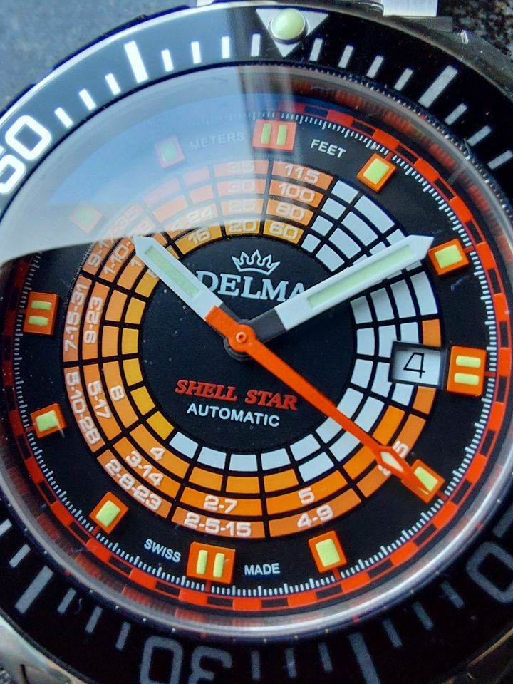 Automatik Diver Swiss Made Delma Automatic Taucher Uhr 50 ATM in Bad Boll
