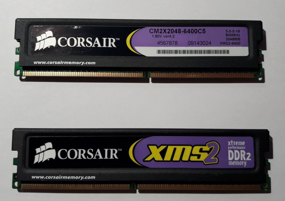 Corsair XMS2 Xtreme Performance - 4GB Kit (CM2X2048-6400C5) in Potsdam