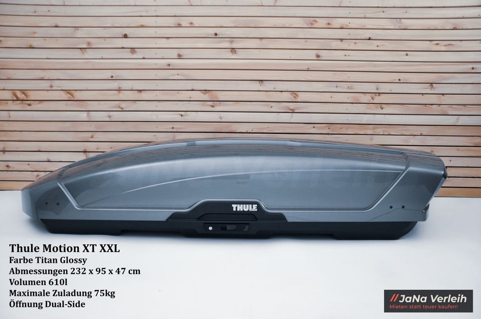 Thule Motion XT XXL 610l Dachbox Dachkoffer Koffer Träger in Porta Westfalica