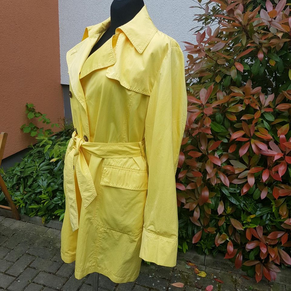 Madeleine damen Trenchcoat gr.44/46 neongelb fast Neu in Frankfurt am Main