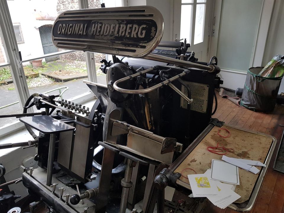 Heidelberg OHT (Tiegel) • #3692 (Offsetdruckmaschine) in Burbach