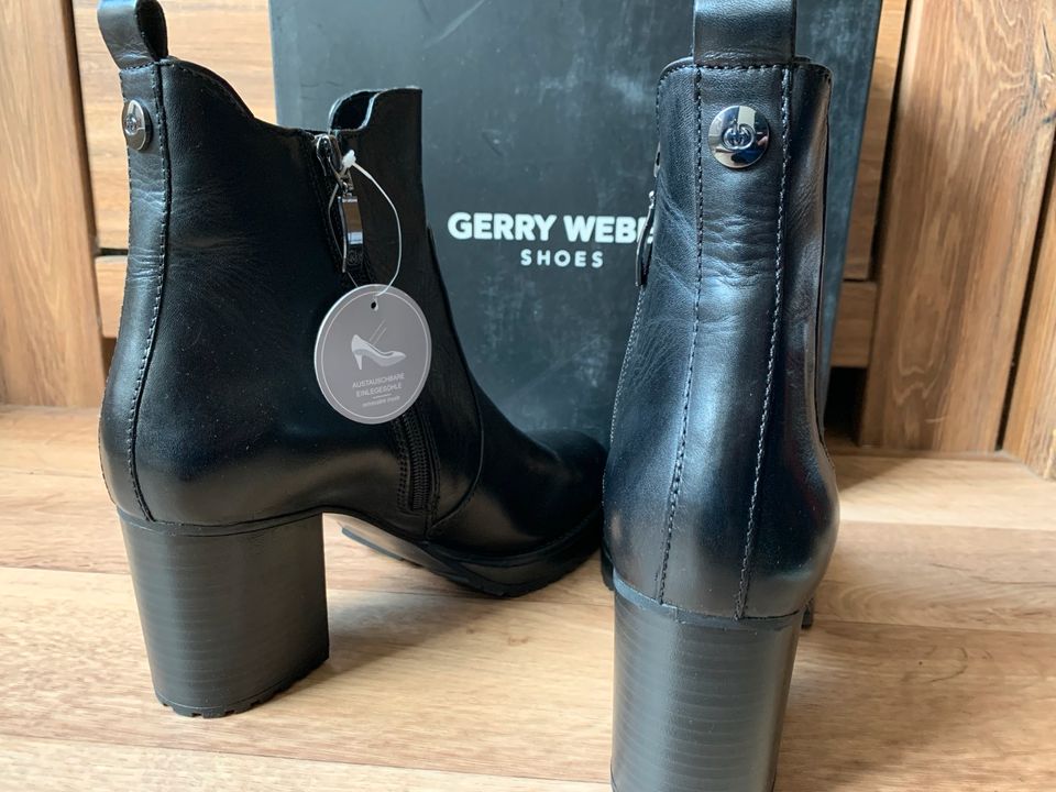 NEU Damen Leder Stiefel Gerry Weber TURIN Gr. 41 Schwarz in Berlin