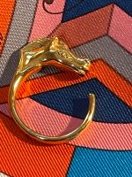 Hermes Paris Ring vergoldet Galopp Vintage sehr selten Sammler Brandenburg - Heideblick Vorschau