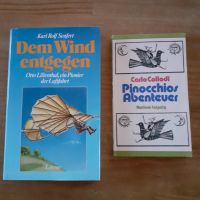 2 Bücher Otto Lilienthal Dem Wind entgegen , Pinocchios Abenteuer Brandenburg - Bernau Vorschau