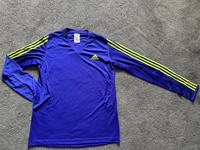 Original Adidas Sportshirt dunkelblau mit neongelben Streifen NEU Thüringen - Saalfeld (Saale) Vorschau