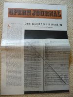 Opernjournal Nr. 6 (Deutsche Oper Berlin), Februar 1965, 16Seiten Baden-Württemberg - Ditzingen Vorschau