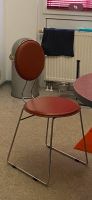 Stuhl Kunstleder rot Retro Küchenstuhl 70er/80er? Bayern - Kemnath Vorschau