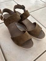 Gabor Sandalen Gr. 38,5 olive Bayern - Bad Abbach Vorschau