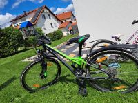 Jungenfahrrad grau matt/neon grün Baden-Württemberg - Sonnenbühl Vorschau