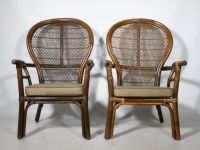 True Vintage Rattan Sessel Set mit Geflecht 60er Jahre Design Rheinland-Pfalz - Mainz Vorschau